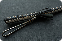 Нагайка Кобра 12-ти полосная черно-серебристая  : фото 3
