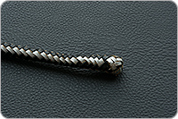 Нагайка Кобра 12-ти полосная черно-серебристая  : фото 4