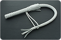 Плетка снежный барс белая