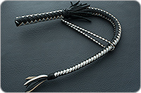 Плетка снежный барс серебристо-черная 2  : фото 2