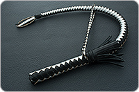 Плетка снежный барс серебристо-черная 2  : фото 3