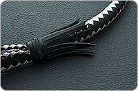 Плетка снежный барс серебристо-черная 2  : фото 5