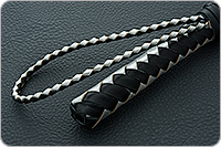 Плетка снежный барс серебристо-черная 2  : фото 6