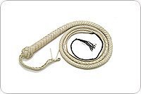 Кнут 3м из светлой сыромяти