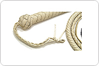 Кнут 3м из светлой сыромяти  : фото 2