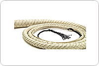 Кнут 3м из светлой сыромяти  : фото 3