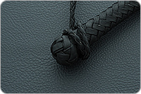 Дурака 12-ти полосная с граненым узлом черная сыромятная  : фото 3