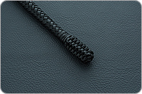 Дурака 12-ти полосная с граненым узлом черная сыромятная  : фото 4