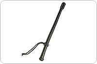 Дурака 12-ти полосная с граненым узлом черная сыромятная  : фото 5