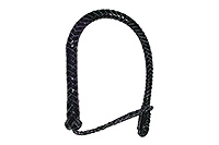 ВОЛЧАТКА ИЗ ЧЕРНОЙ ЛАКИРОВАННОЙ КОЖИ 8МИ ПОЛОСНОЕ ПЛЕТЕНИЕ