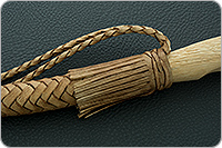 Нагайка с головой волка 12-ти полосная  : фото 4