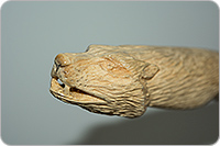 Нагайка с головой волка 12-ти полосная  : фото 7