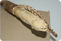 Нагайка с головой волка 12-ти полосная  : фото 8