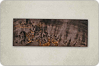 Брусок стабилизированной карельской березы (темно-шоколадный)