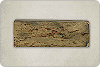 Брусок стабилизированной карельской березы (травяной)