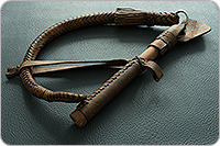 Нагайка донская без навершия со шлепком и спецобработкой (12 полосная)  : фото 2