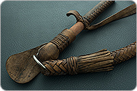 Нагайка донская без навершия со шлепком и спецобработкой (12 полосная)  : фото 3