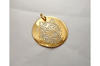Медальон Волк №2 Златоуст