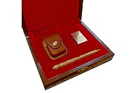 Набор Зажигалка Ручка Чехол