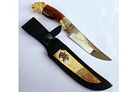 Нож с головой пантеры N1