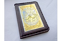 Обложка для автодокументов (кожа)