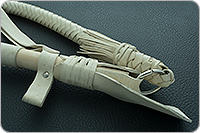 Нагайка Донская с навершием белая  : фото 3