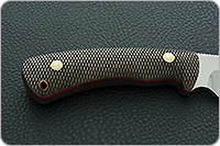 Нож Артыбаш (насечки) накладки орех, 95х18, цельнометаллический : фото 5