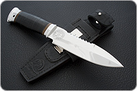 Нож Спас-1 наборная кожа, 95х18, алюминий : фото 5