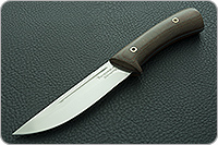 Нож Риф 115 ЦМ накладки текстолит, 95х18, цельнометаллический : фото 2