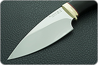 Нож Утес граб - черное дерево, 95х18, латунь : фото 3