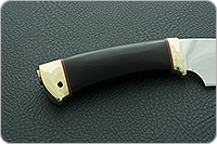 Нож Утес граб - черное дерево, 95х18, латунь : фото 4