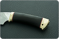 Нож Утес граб - черное дерево, 95х18, латунь : фото 5