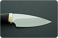 Нож Утес граб - черное дерево, 95х18, латунь : фото 6