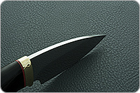 Нож Утес граб - черное дерево, 95х18, латунь : фото 7