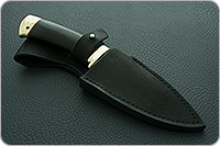 Нож Утес граб - черное дерево, 95х18, латунь : фото 9