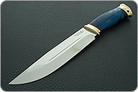 Нож Таежный-2 стабилизированный кап, 95х18, латунь : фото 2