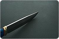 Нож Таежный-2 стабилизированный кап, 95х18, латунь : фото 8