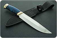 Нож Таежный-2 стабилизированный кап, 95х18, латунь : фото 9