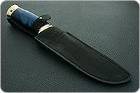 Нож Таежный-2 стабилизированный кап, 95х18, латунь : фото 10