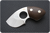 Нож Бобр накладки текстолит, 95х18, цельнометаллический : фото 2