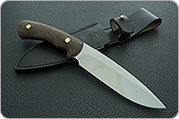 Нож Артыбаш (насечки) накладки орех, 95х18, цельнометаллический : фото 6