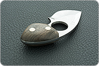 Нож Бобр накладки орех, 95х18, цельнометаллический : фото 5