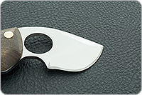 Нож Бобр накладки орех, 95х18, цельнометаллический : фото 6