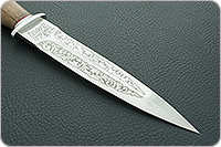 Кинжал охотничий-С орех, 95х18, алюминий : фото 4