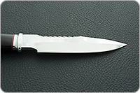 Нож Спас-1 граб - черное дерево, 95х18, алюминий : фото 7