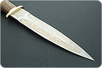 Кинжал охотничий-С орех, эи-107, латунь : фото 4