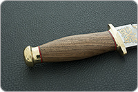 Кинжал охотничий-С орех, эи-107, латунь : фото 5