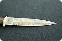 Кинжал охотничий-С орех, эи-107, латунь : фото 7