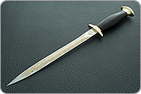 Кортик офицерский граб - черное дерево, 95х18, латунь : фото 2