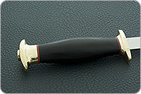 Кортик офицерский граб - черное дерево, 95х18, латунь : фото 5